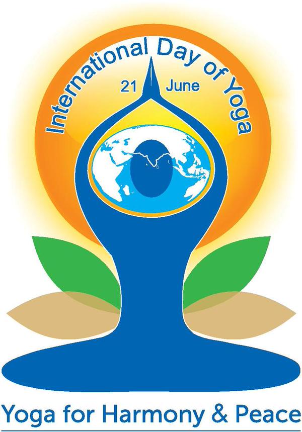 International Yoga Day Poster Drawing