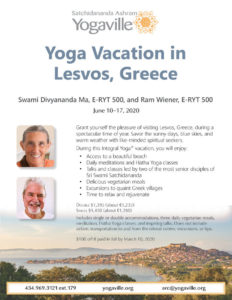 Yoga Vacation in Greece @ Lesvos, GREECE